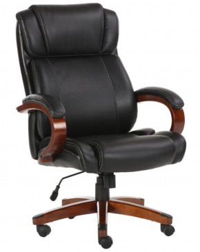Кресло офисное BRABIX PREMIUM "Magnum EX-701" (дерево, рециклированная кожа, черное) 531827 в Нягани - nyagan.ok-mebel.com | фото 1
