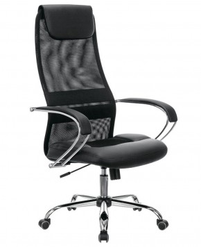 Кресло офисное BRABIX PREMIUM "Stalker EX-608 CH" (хром, ткань-сетка/кожзам, черное) 532091 в Нягани - nyagan.ok-mebel.com | фото