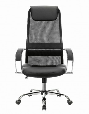 Кресло офисное BRABIX PREMIUM "Stalker EX-608 CH" (хром, ткань-сетка/кожзам, черное) 532091 в Нягани - nyagan.ok-mebel.com | фото 3