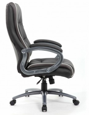 Кресло офисное BRABIX PREMIUM "Strong HD-009" (экокожа черная, ткань серая) 531945 в Нягани - nyagan.ok-mebel.com | фото 3