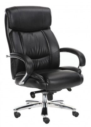 Кресло офисное BRABIX "Direct EX-580" (хром/рециклированная кожа/черное) 531824 в Нягани - nyagan.ok-mebel.com | фото