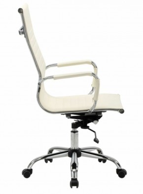 Кресло офисное BRABIX "Energy EX-509" (экокожа, хром, бежевое) 531166 в Нягани - nyagan.ok-mebel.com | фото 3