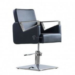 Кресло парикмахерское Barneo 6300V5 черное в Нягани - nyagan.ok-mebel.com | фото