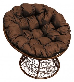 Кресло "ПАПАСАН" ротанг (каркас коричневый) в Нягани - nyagan.ok-mebel.com | фото