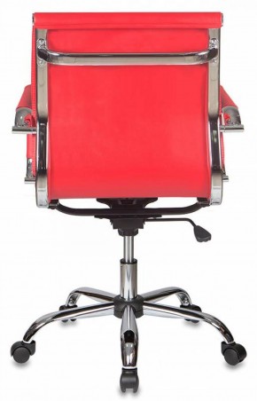 Кресло руководителя Бюрократ CH-993-LOW/RED красный в Нягани - nyagan.ok-mebel.com | фото 4