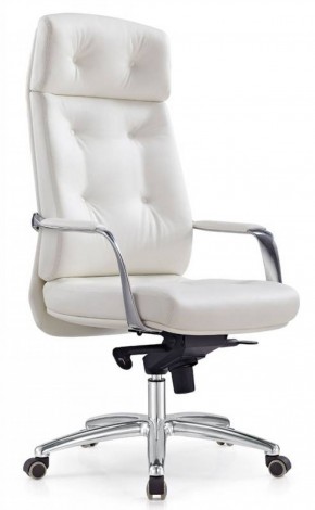 Кресло руководителя Бюрократ _DAO/WHITE белый в Нягани - nyagan.ok-mebel.com | фото