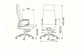 Кресло руководителя Бюрократ _JONS/CASHGREY серый в Нягани - nyagan.ok-mebel.com | фото 4