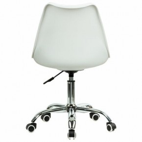 Кресло стул BRABIX "Eames MG-310 CH", хром, пластик белый, ткань серая, 532924 в Нягани - nyagan.ok-mebel.com | фото 4