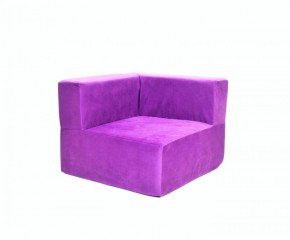 Кресло-угловое-модуль бескаркасное Тетрис 30 (Фиолетовый) в Нягани - nyagan.ok-mebel.com | фото