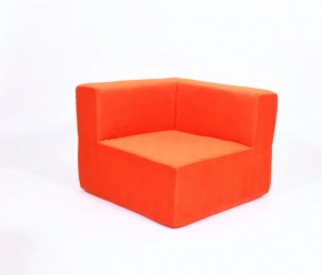 Кресло-угловое-модуль бескаркасное Тетрис 30 (Оранжевый) в Нягани - nyagan.ok-mebel.com | фото