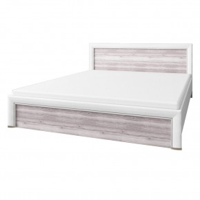 Кровать 140 с подъемником, OLIVIA, цвет вудлайн крем/дуб анкона в Нягани - nyagan.ok-mebel.com | фото 3