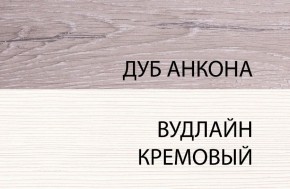 Кровать 160, OLIVIA, цвет вудлайн крем/дуб анкона в Нягани - nyagan.ok-mebel.com | фото 1