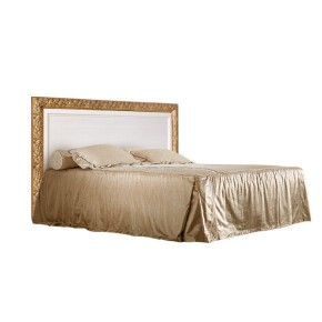 Кровать 2-х спальная (1,4 м)Тиффани штрих-лак/золото с подъемным механизмом (ТФКР140-2[7]) в Нягани - nyagan.ok-mebel.com | фото