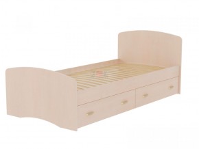 Кровать-6 одинарная с 2-мя ящиками (800*2000) в Нягани - nyagan.ok-mebel.com | фото 4