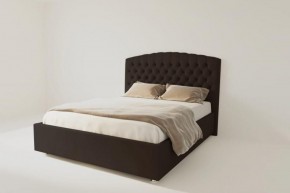 Кровать Берлин без основания 1200 (экокожа коричневая) в Нягани - nyagan.ok-mebel.com | фото