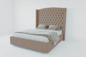 Кровать Берлин ЛЮКС без основания 800 (велюр серый) в Нягани - nyagan.ok-mebel.com | фото