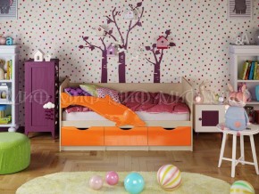 ДЕЛЬФИН-1 Кровать 1600 (Оранжевый металлик) в Нягани - nyagan.ok-mebel.com | фото