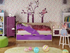 ДЕЛЬФИН-1 Кровать 1800 (Фиолетовый металлик) в Нягани - nyagan.ok-mebel.com | фото