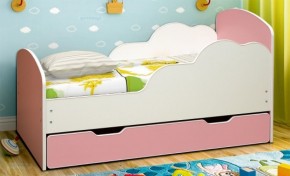 Кровать детская Облака №1 (800*1600) ЛДСП в Нягани - nyagan.ok-mebel.com | фото