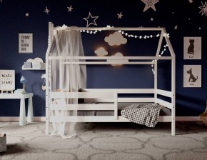Кровать-домик 80*160 Белый в Нягани - nyagan.ok-mebel.com | фото 2