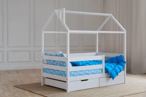 Кровать-домик 80*160 Белый в Нягани - nyagan.ok-mebel.com | фото 4