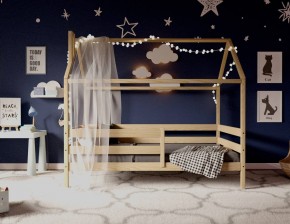 Кровать-домик 80*160 без покраски в Нягани - nyagan.ok-mebel.com | фото 3