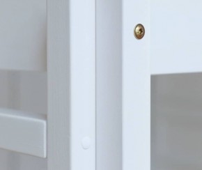Кровать-домик двухъярусная 80*190 Белый в Нягани - nyagan.ok-mebel.com | фото 3