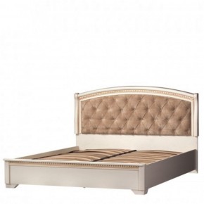 Кровать двойная №815 Парма кремовый белый (1800) в Нягани - nyagan.ok-mebel.com | фото