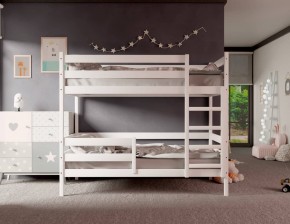 Кровать двухъярусная без крыши 80*190 Белый в Нягани - nyagan.ok-mebel.com | фото 2
