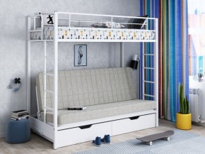 Кровать двухъярусная с диваном "Мадлен-ЯЯ" с ящиками в Нягани - nyagan.ok-mebel.com | фото 1
