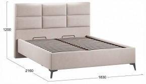 Кровать двуспальная Делана с ПМ Тип 1 в Нягани - nyagan.ok-mebel.com | фото 4