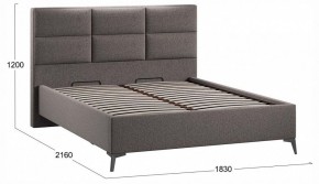 Кровать двуспальная Делана с ПМ Тип 1 в Нягани - nyagan.ok-mebel.com | фото 4