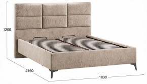 Кровать двуспальная Делана с ПМ Тип 1 в Нягани - nyagan.ok-mebel.com | фото 4