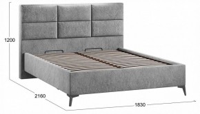 Кровать двуспальная Делана с ПМ Тип 1 в Нягани - nyagan.ok-mebel.com | фото 4