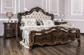 Кровать двуспальная Илона с мягким изголовьем (1800) караваджо в Нягани - nyagan.ok-mebel.com | фото