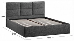 Кровать двуспальная Стелла с ПМ Тип 1 в Нягани - nyagan.ok-mebel.com | фото 4