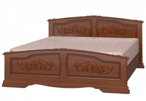 ЕЛЕНА Кровать из массива 800 (Орех) в Нягани - nyagan.ok-mebel.com | фото