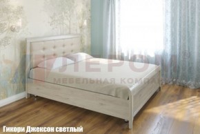 Кровать КР-2034 с мягким изголовьем в Нягани - nyagan.ok-mebel.com | фото