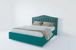 Кровать Нягань с ПМ 1200 (велюр бирюзовый) в Нягани - nyagan.ok-mebel.com | фото 2