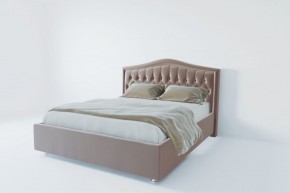 Кровать Нягань с ПМ 1200 (велюр серый) в Нягани - nyagan.ok-mebel.com | фото 2