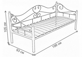 Кровать односпальная Венеция в Нягани - nyagan.ok-mebel.com | фото 3