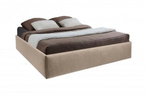 Кровать Подиум с ПМ 1200 (велюр светло-серый) в Нягани - nyagan.ok-mebel.com | фото