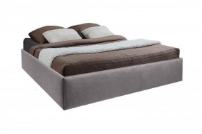 Кровать Подиум с ПМ 1400 (велюр темно-серый) в Нягани - nyagan.ok-mebel.com | фото