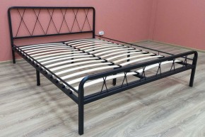 Кровать "Клэр" КМД18 Черная (1600*2000) (ножки-черные) в Нягани - nyagan.ok-mebel.com | фото 3