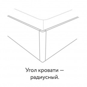 Кровать "Милана" с мягкой спинкой БЕЗ основания 1400х2000 в Нягани - nyagan.ok-mebel.com | фото 3