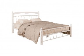 Кровать "Муза 1" КМД10  БЕЛАЯ (1600*2000) (ножки-белые) с коваными изделиями в Нягани - nyagan.ok-mebel.com | фото 2