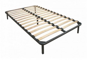 Кровать "Вена" 1400 СТАНДАРТ Вариант 3 Мора коричневый + ортопедическое основание на 5 опорах в Нягани - nyagan.ok-mebel.com | фото 2