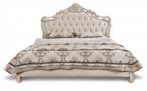 Кровать с мягким изголовьем "Патрисия" с основанием (1800) крем в Нягани - nyagan.ok-mebel.com | фото