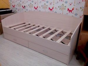 Кровать Соло-софа 1 с ящиками в Нягани - nyagan.ok-mebel.com | фото 2