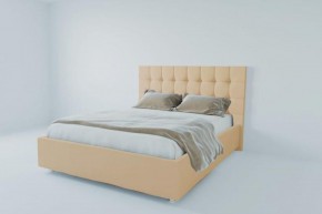 Кровать Венеция без основания 2000 (экокожа бежевая) в Нягани - nyagan.ok-mebel.com | фото